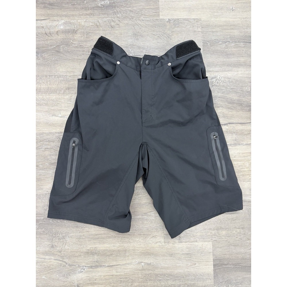 Zoic Ether Mountain Bike Shorts-Padded Liner-Men Sz M Adjustable Waist 12" Ins.